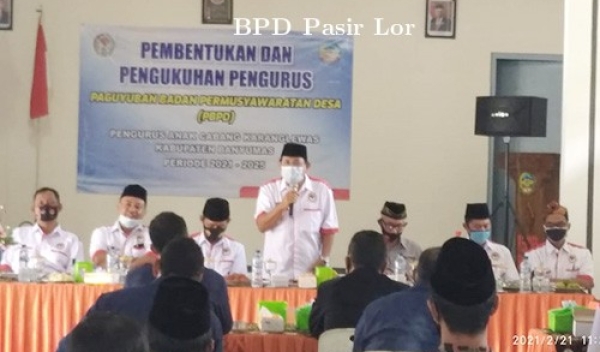 Pembentukan dan Pengukuhan Paguyuban BPD