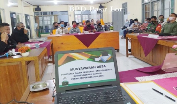 Musdes Penetapan Calon Pengawas dan Pengurus BUMDES